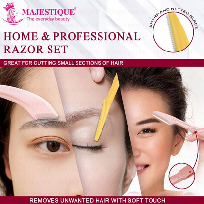 Majestique 6-In-1 Face Razor For Women - Multi-color