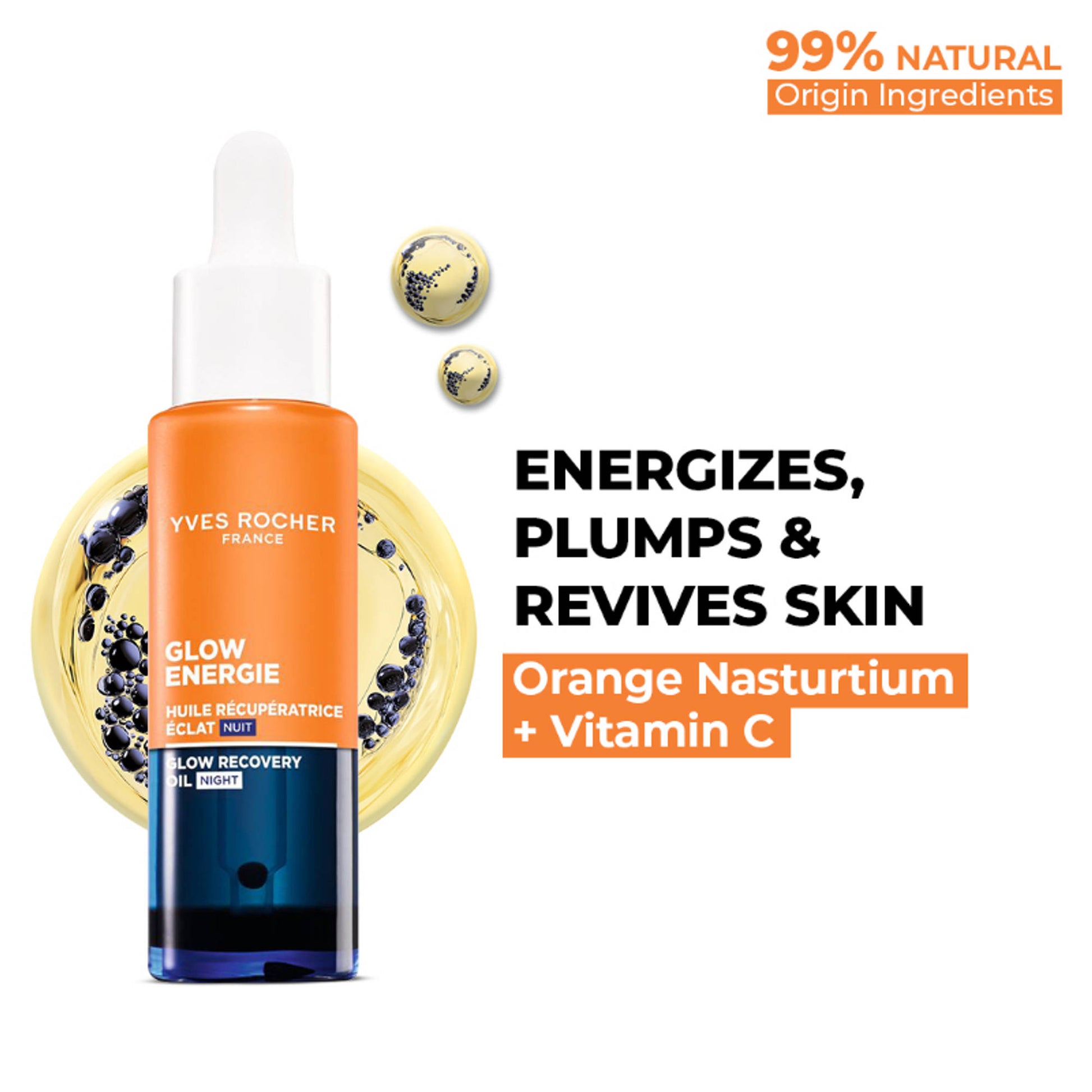 Yves Rocher Recovery Glow Oil Night Dropper