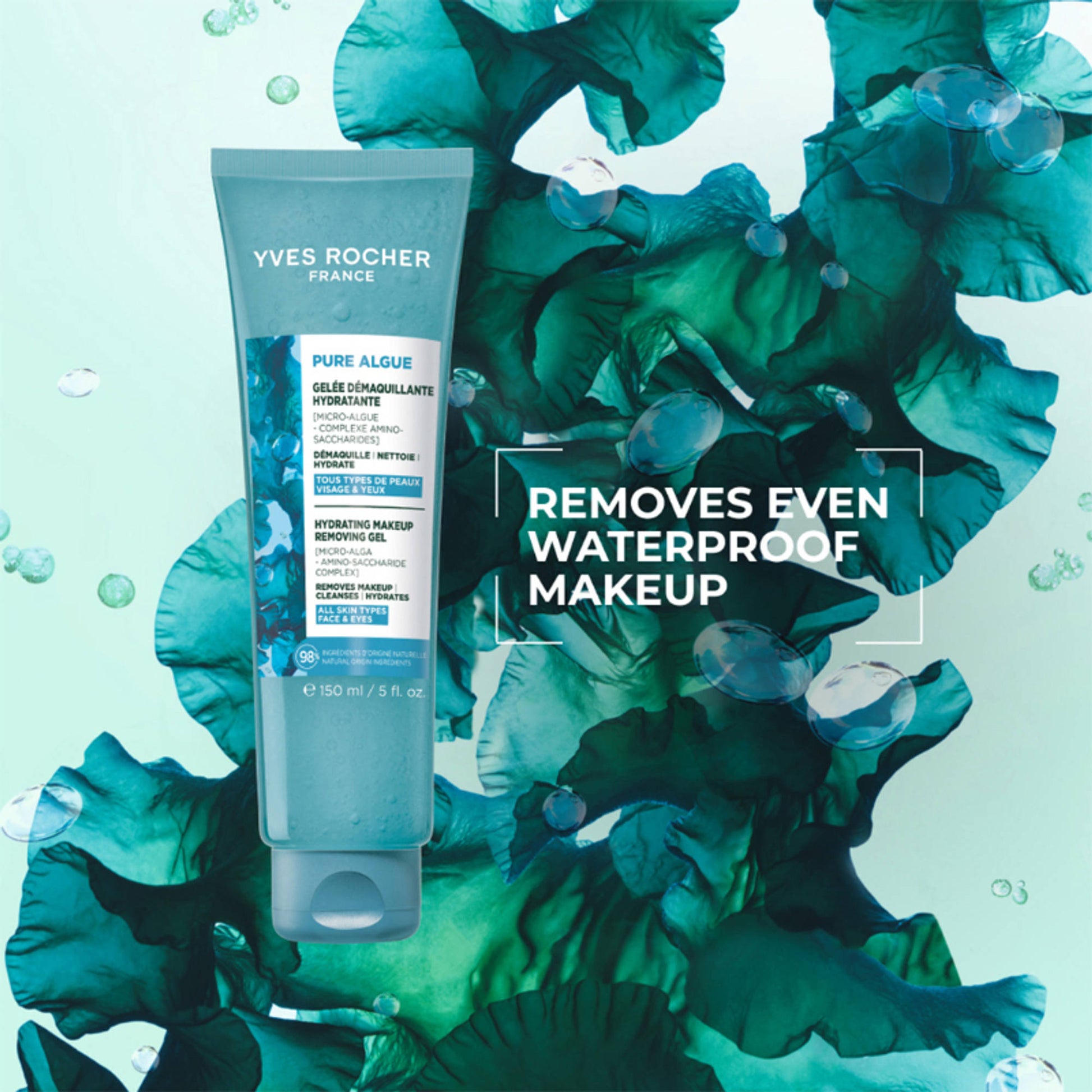 Yves Rocher The 3 In 1 Makeup Removing Marine Jelly