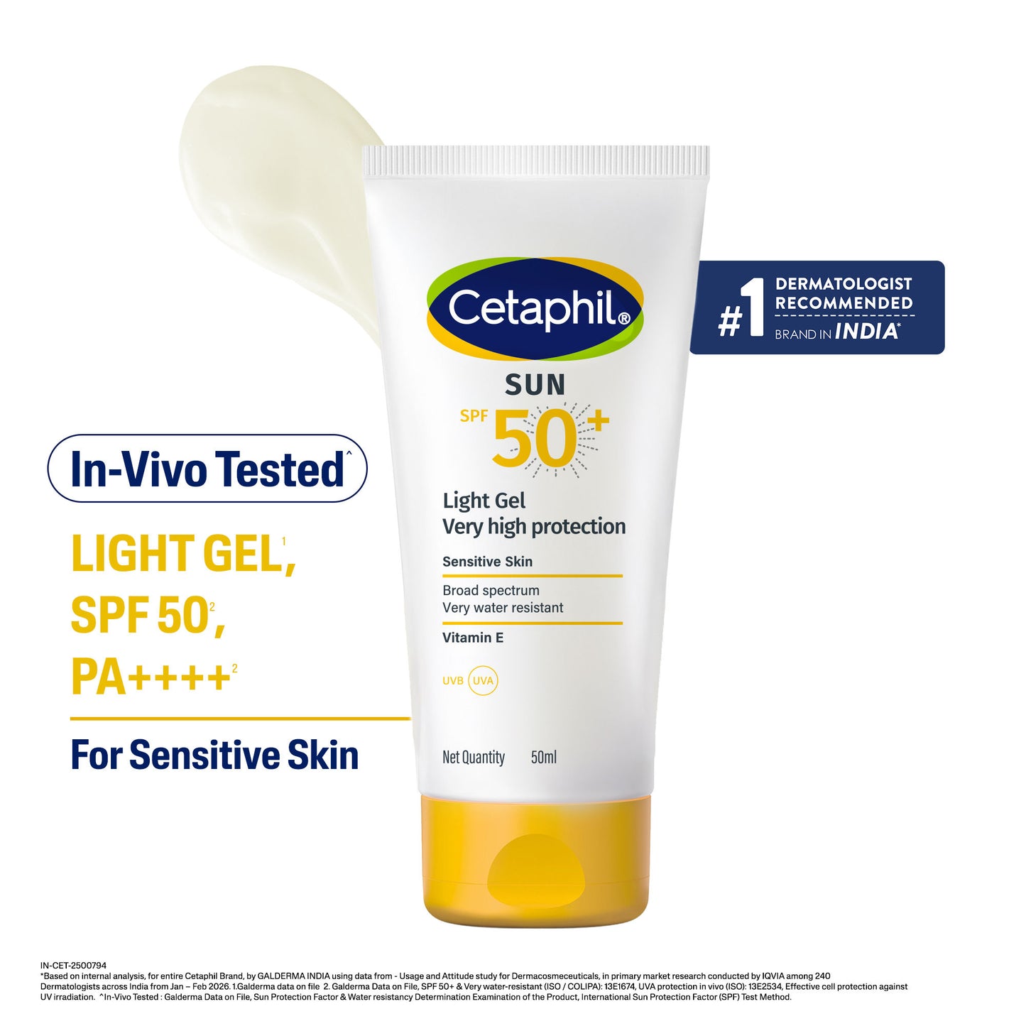 Cetaphil Sun Spf 50+ Light Gel