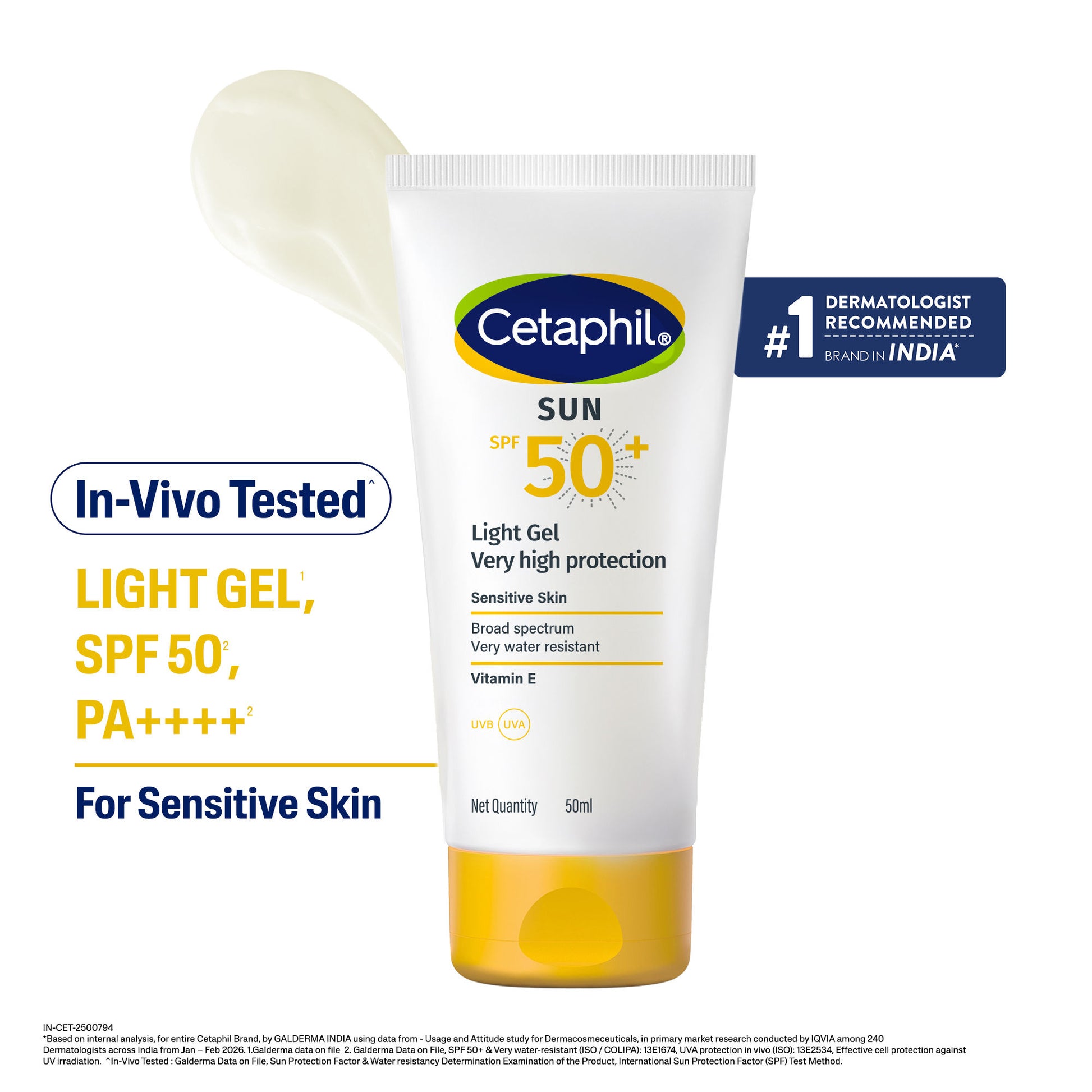 Cetaphil Sun Spf 50+ Light Gel