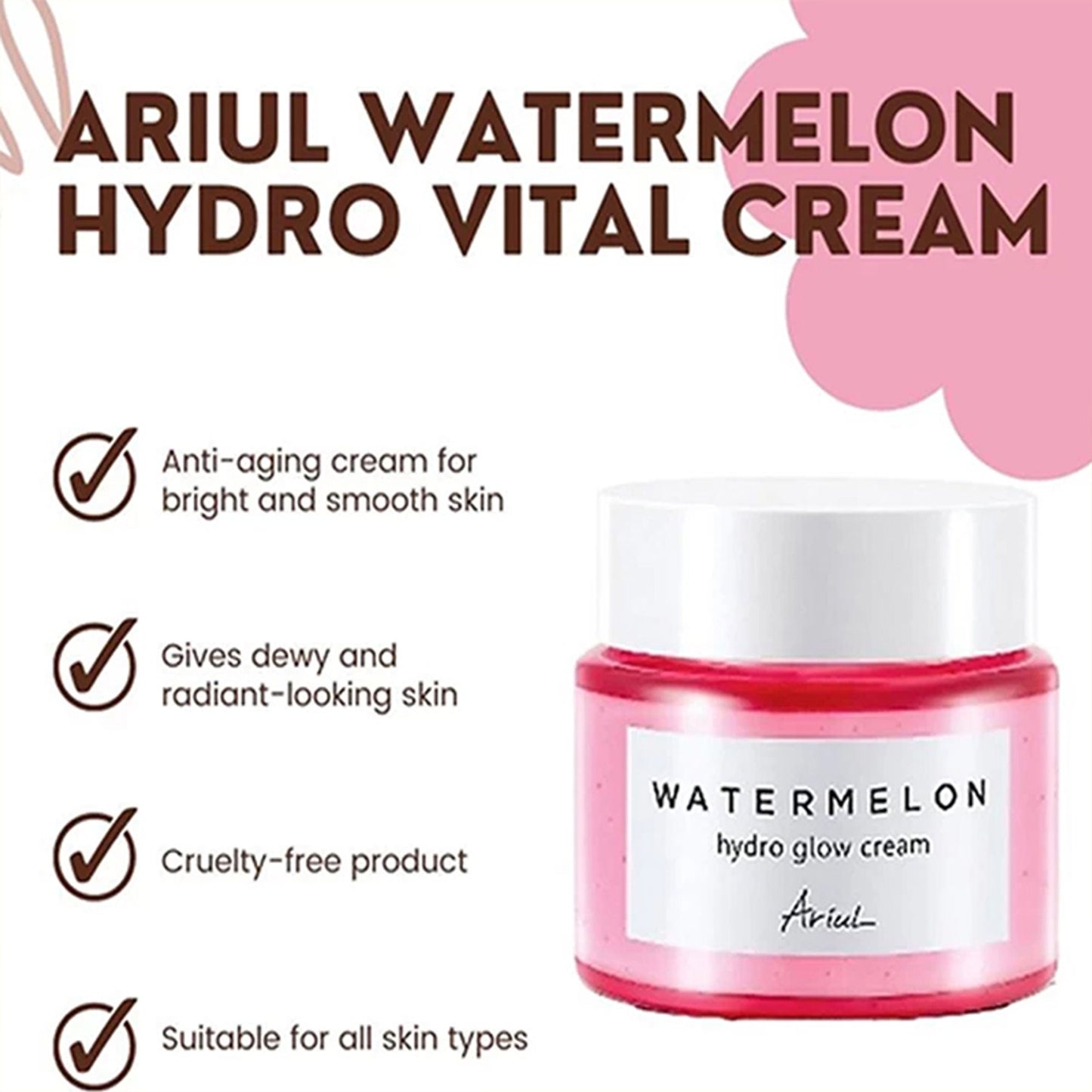Ariul Watermelon Hydro Vital Cream