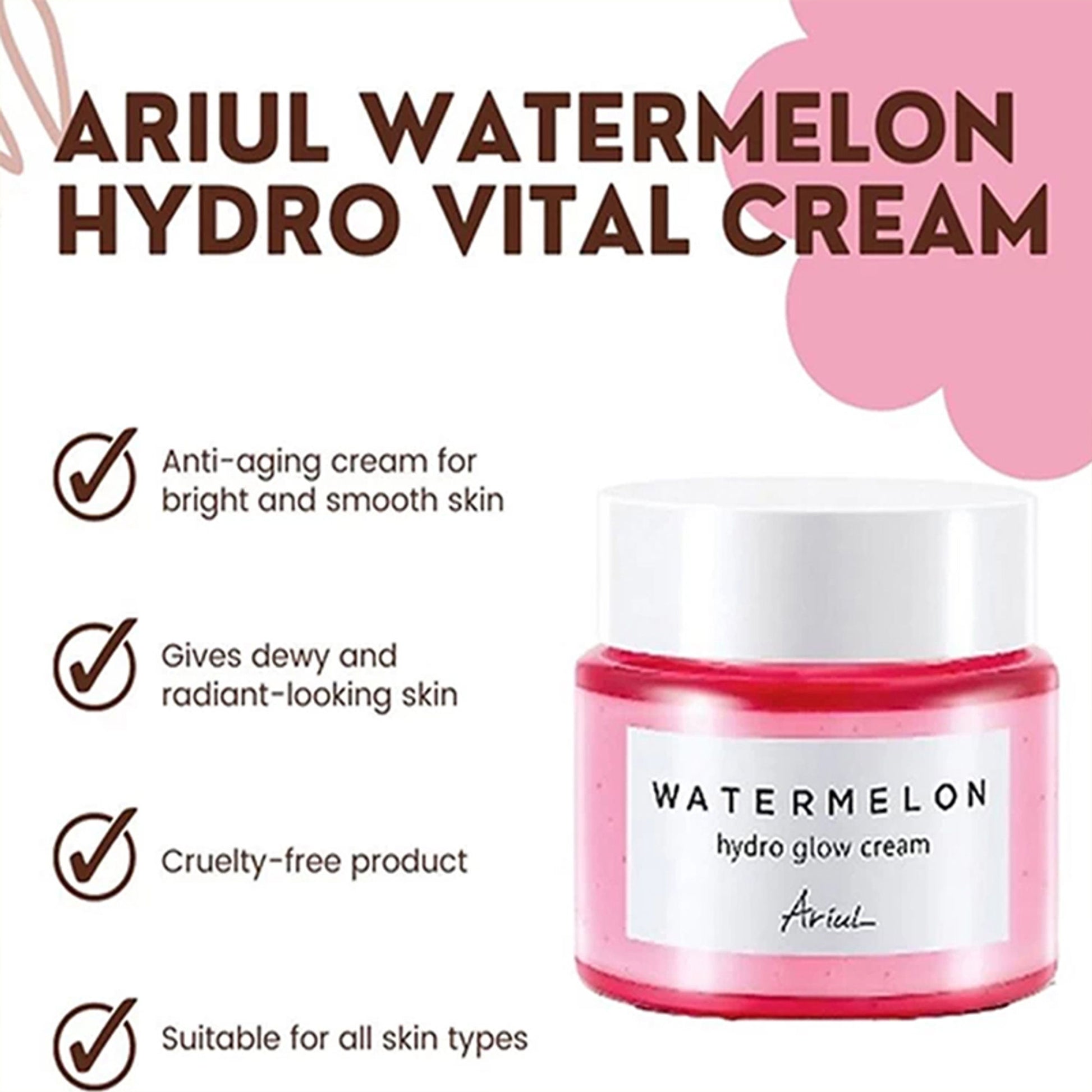 Ariul Watermelon Hydro Vital Cream