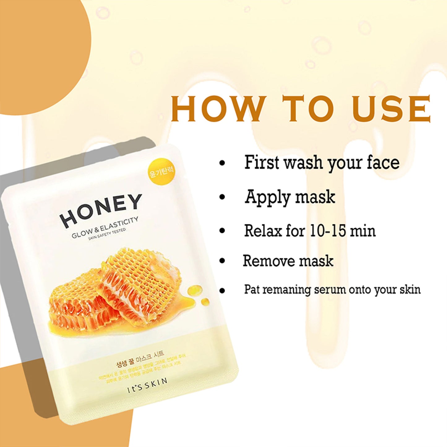It's Skin The Fresh Mask Sheet - Honey