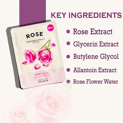Its Skin The Moisture & Vitality Mask Sheet Rose