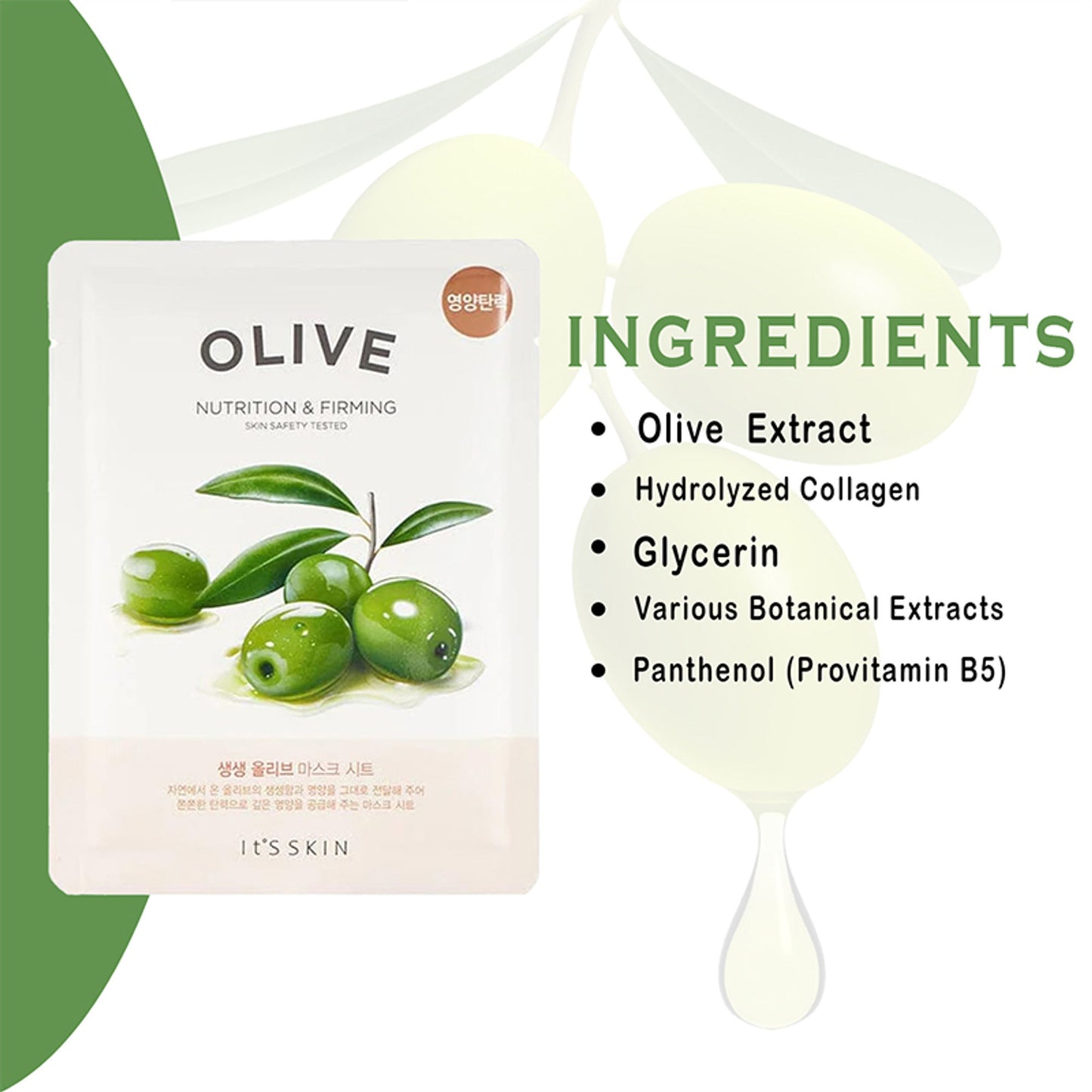 It's Skin The Fresh Mask Sheet - Olive