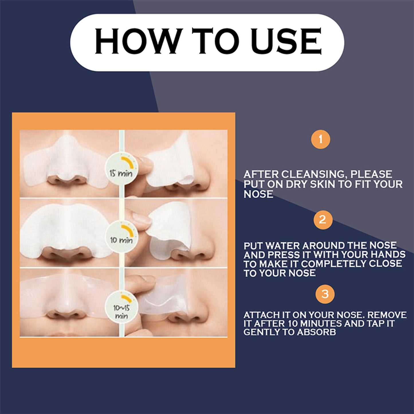 Apieu Goblin Blackhead 3-step Nose Pack