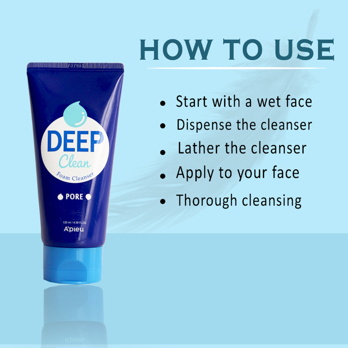 Apieu Deep Clean Foam Cleanser - Pore