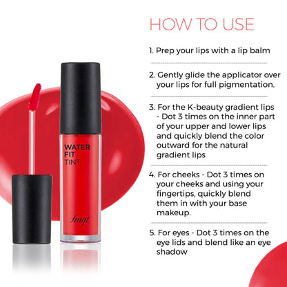 The Face Shop Water Fit Lip Tint - Rose Pink