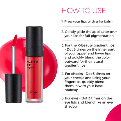 The Face Shop Water Fit Lip Tint - Pink Mate