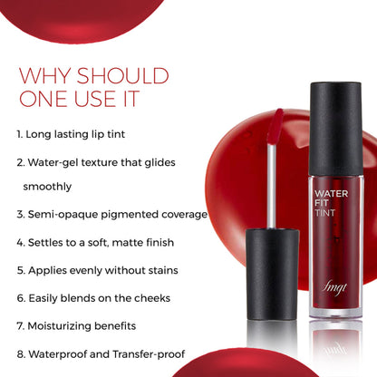 The Face Shop Water Fit Lip Tint - Red Signal