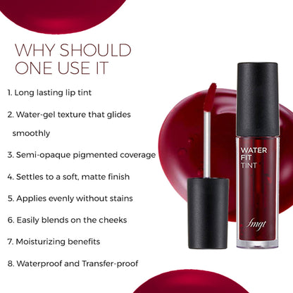 The Face Shop Water Fit Lip Tint - Cherry Kiss