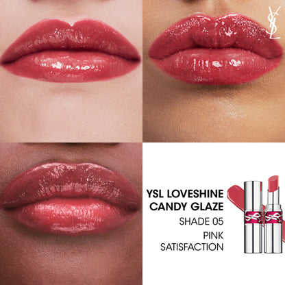 Yves Saint Laurent Loveshine Candy Glaze Plumping Lip Gloss - Pink Satisfaction