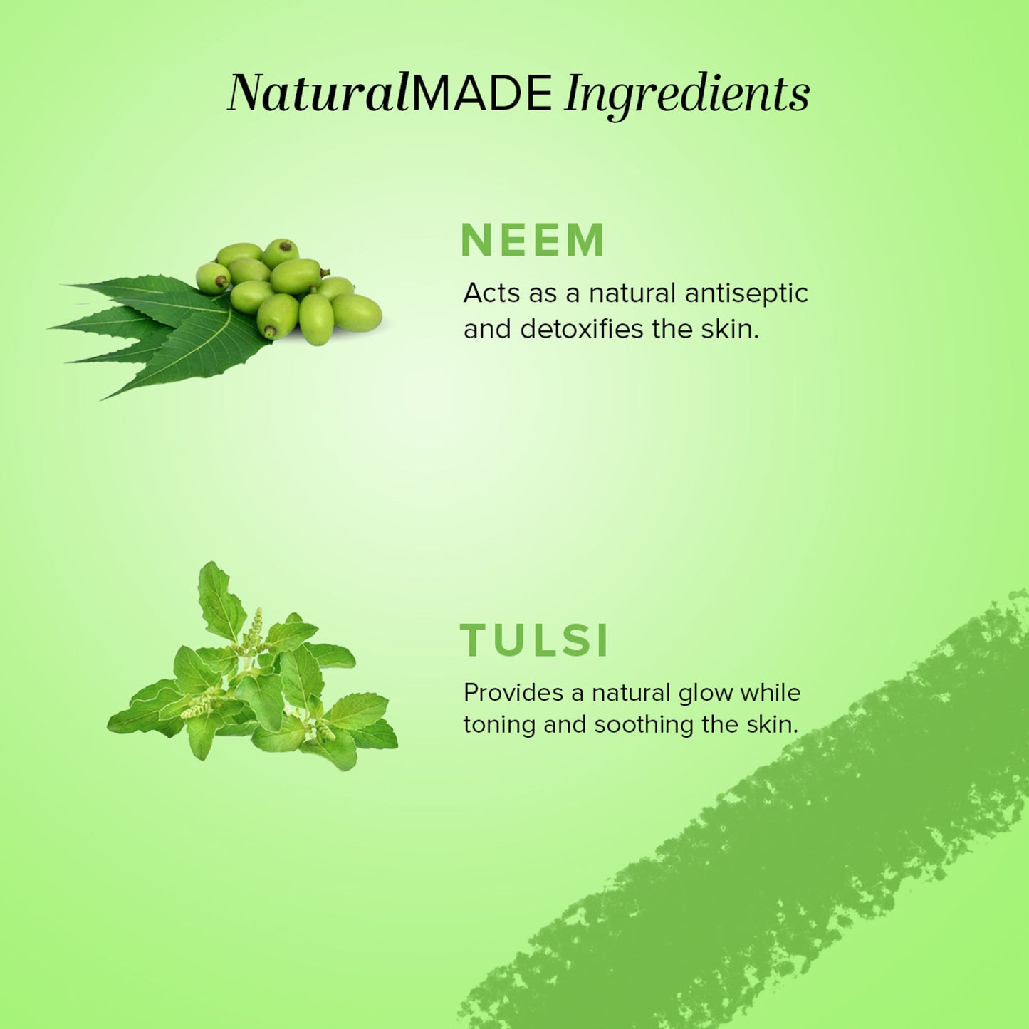 Khadi Natural Neem-Tulsi Soap Cleanses, Tones & Moisturises