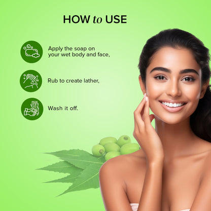 Khadi Natural Neem-Tulsi Soap Cleanses, Tones & Moisturises