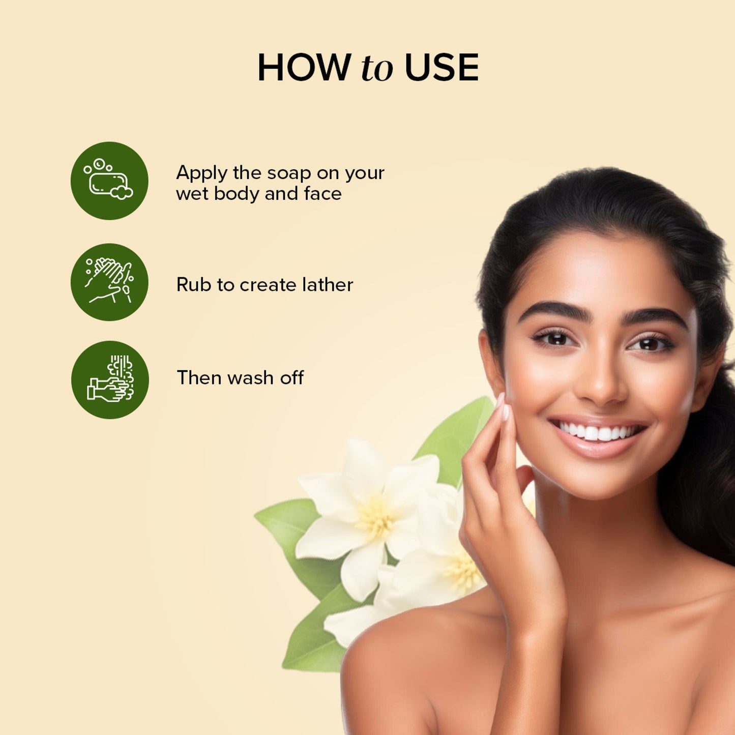 Khadi Natural Jasmine Handmade Soap Rejuvenates Skin