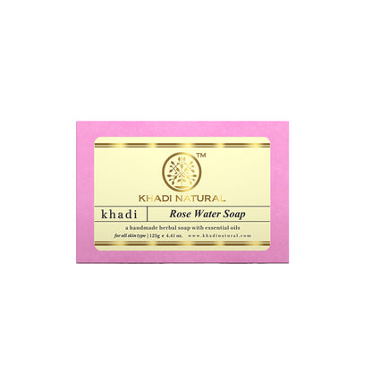 Khadi Natural Rosewater Handmade Soap Remove Excess Oil