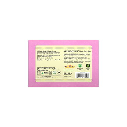 Khadi Natural Rosewater Handmade Soap Remove Excess Oil