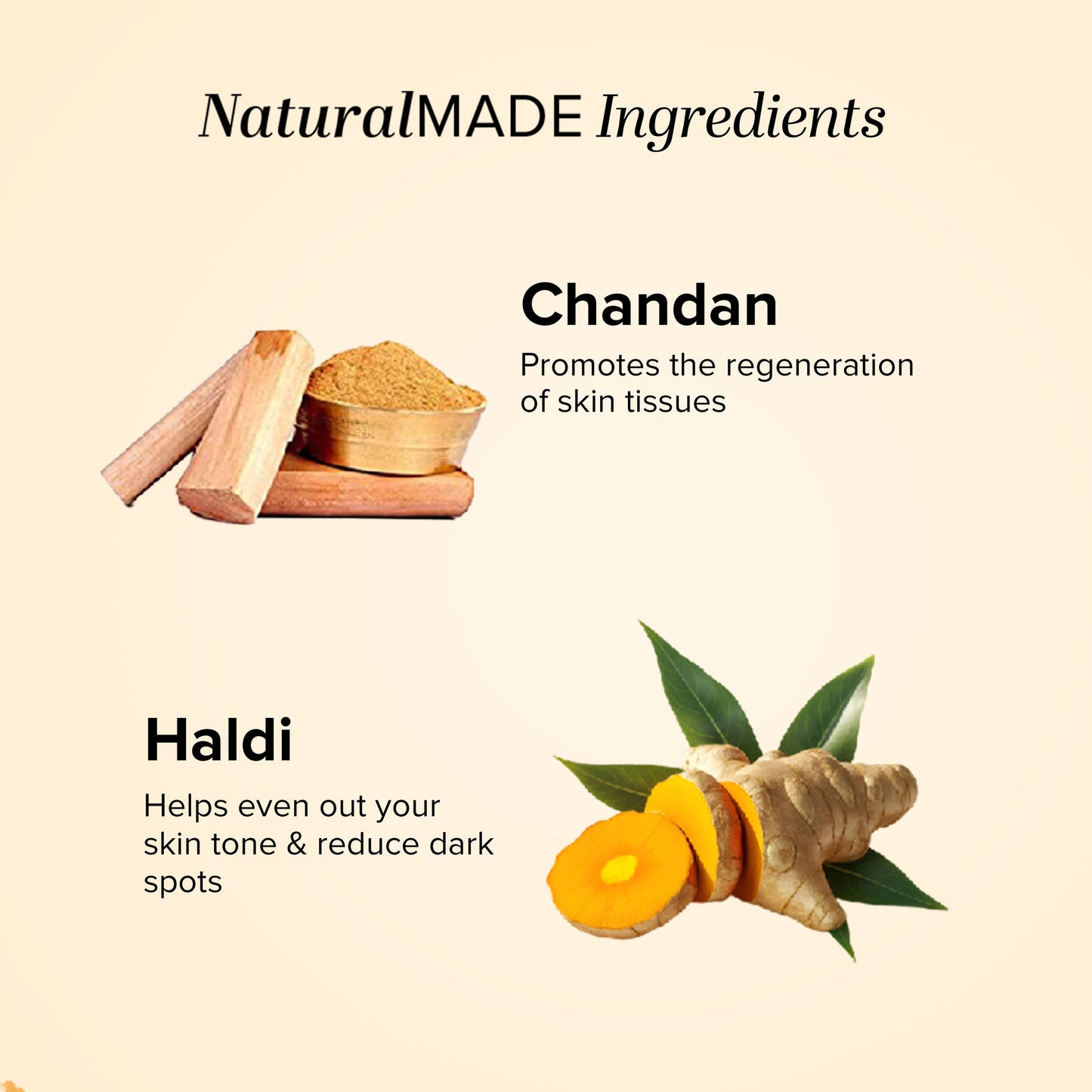 Khadi Natural Chandan Haldi Handmade Soap Soft & Supple Skin