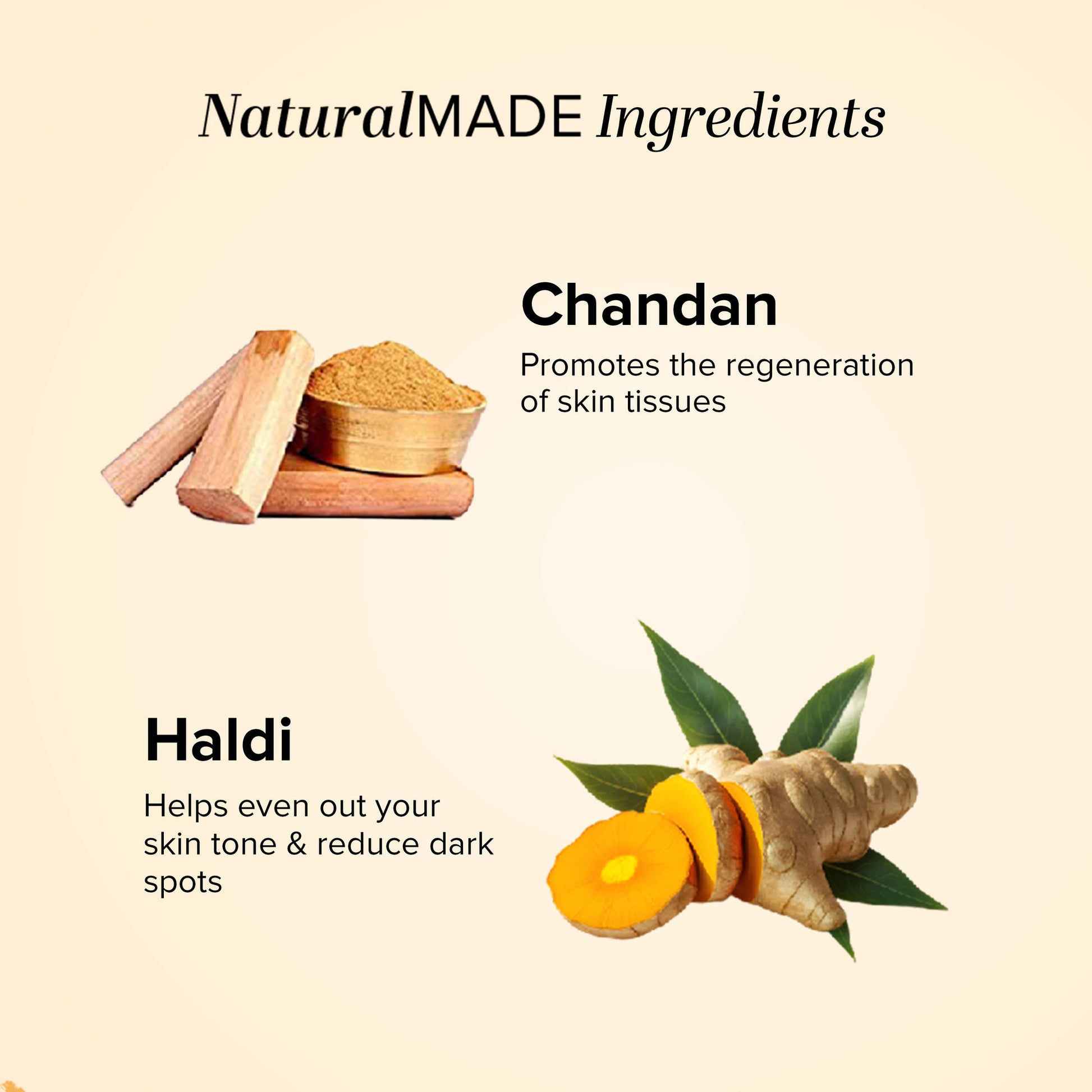 Khadi Natural Chandan Haldi Handmade Soap Soft & Supple Skin