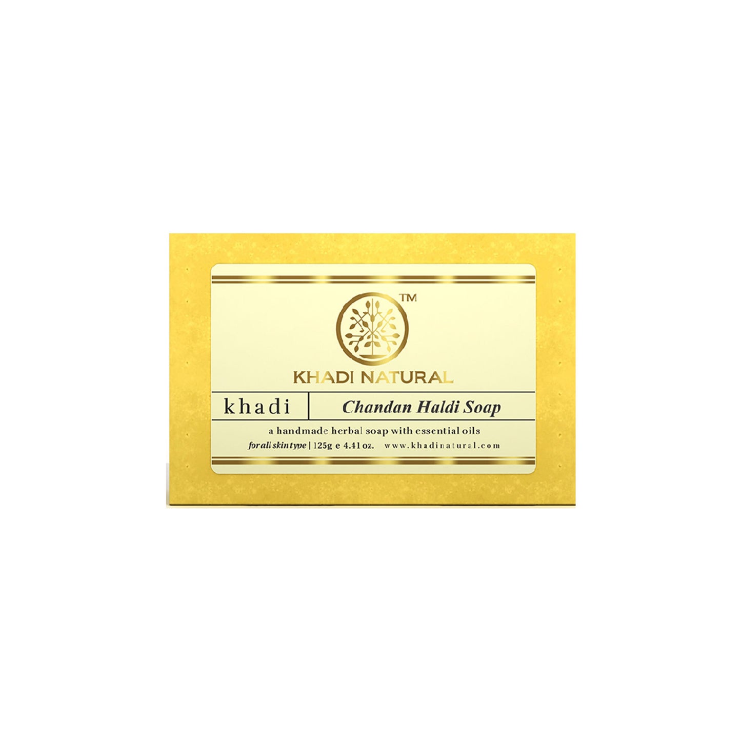 Khadi Natural Chandan Haldi Handmade Soap Soft & Supple Skin