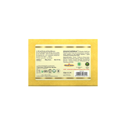 Khadi Natural Chandan Haldi Handmade Soap Soft & Supple Skin