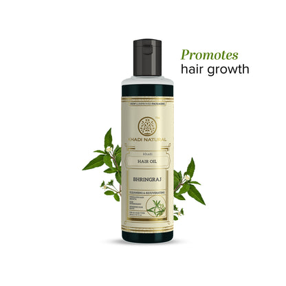 Khadi Natural Bhringraj Hair Oil Nourishes Hair Roots