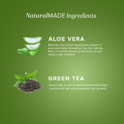 Khadi Natural Green Tea & Aloevera Hair Conditioner SLS & Paraben Free