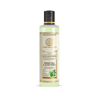 Khadi Natural Green Tea & Aloevera Hair Conditioner SLS & Paraben Free