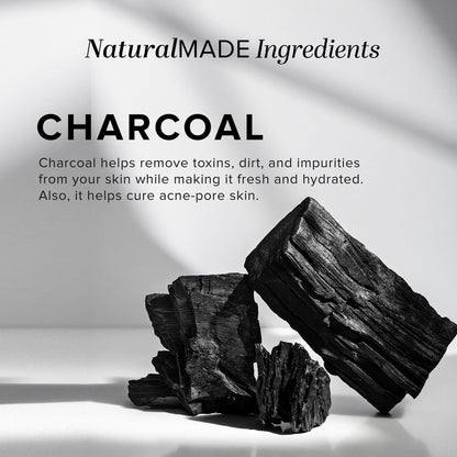 Khadi Natural Charcoal Handmade Soap Reduce Acne & Blackheads
