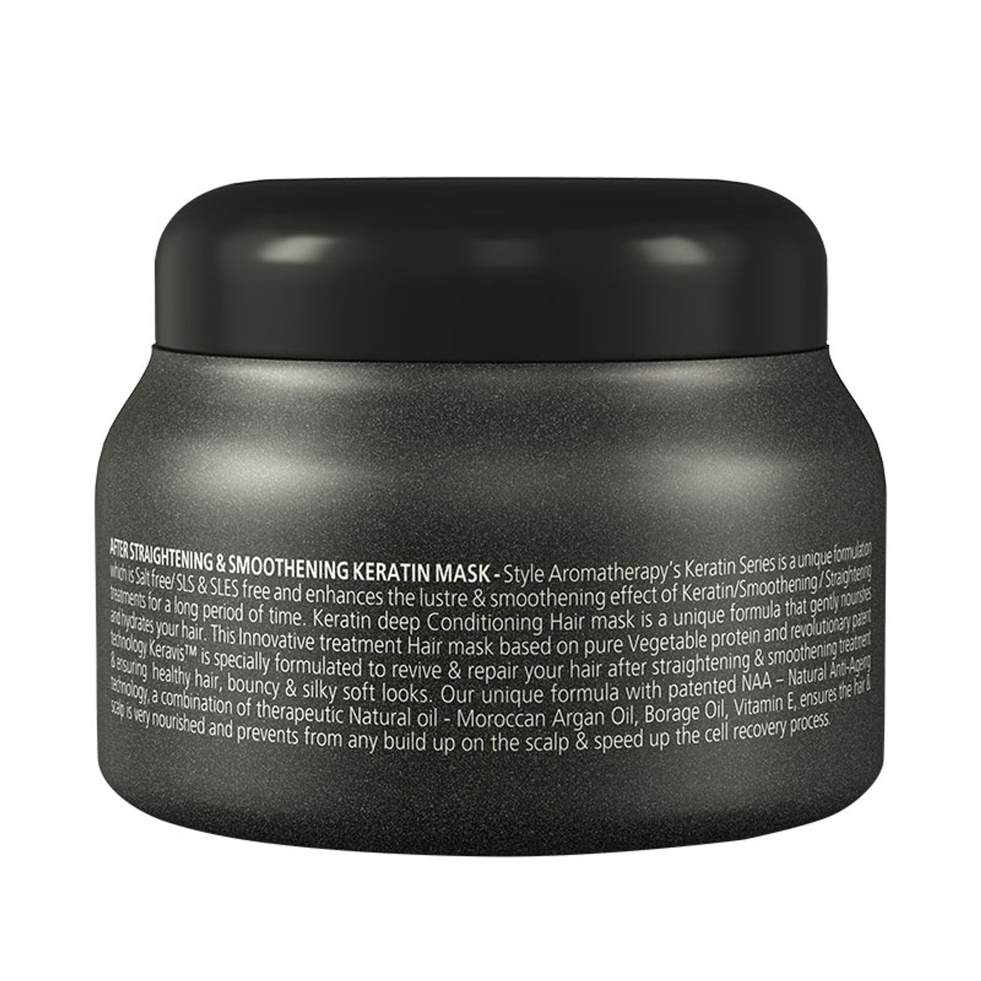 Style Aromatherapy Professional Keratin Hair Mask with Argan Oil & Ginger Root - SLS/SLES-Free