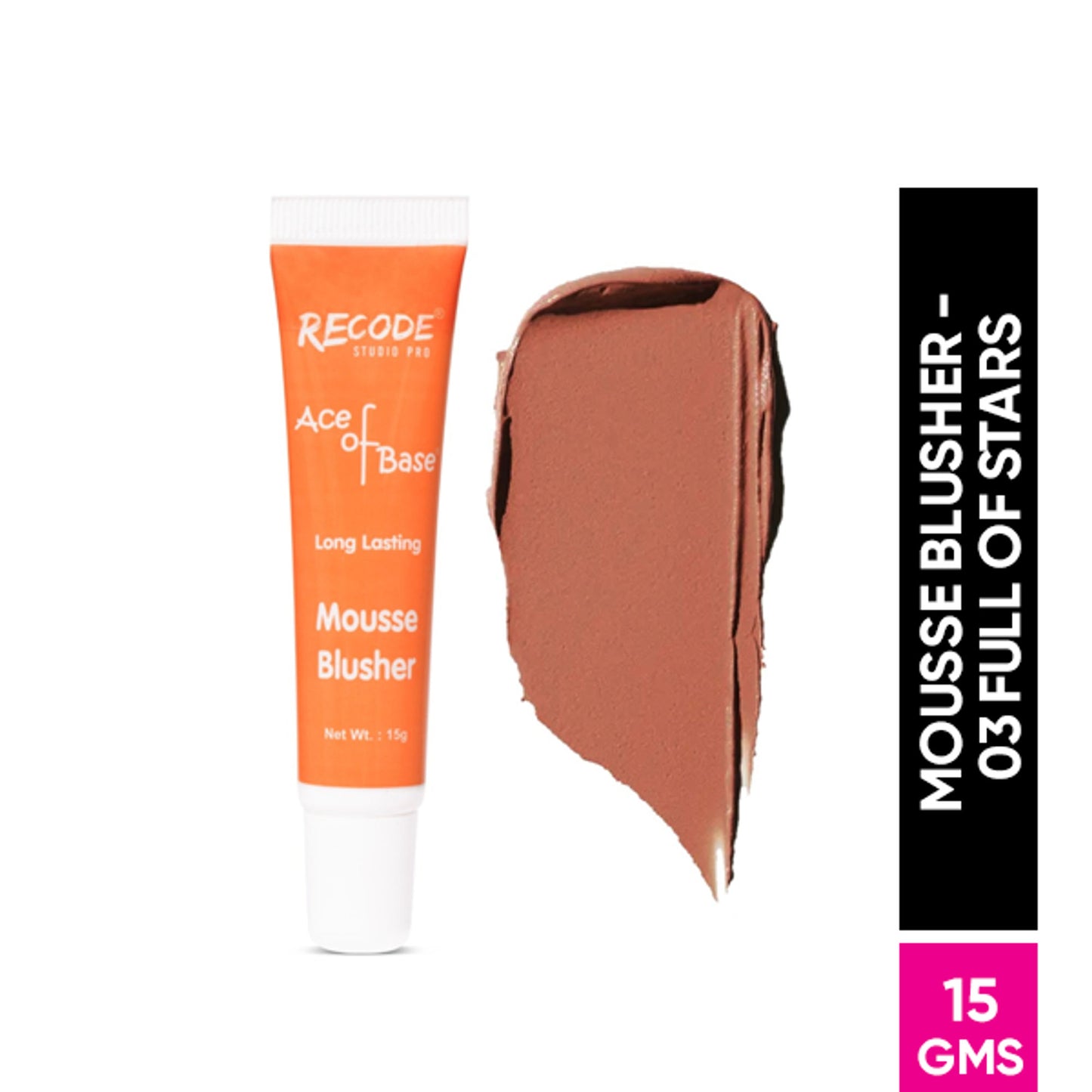 Recode Ace Of Base Mousse Blusher - 03 Full Stars