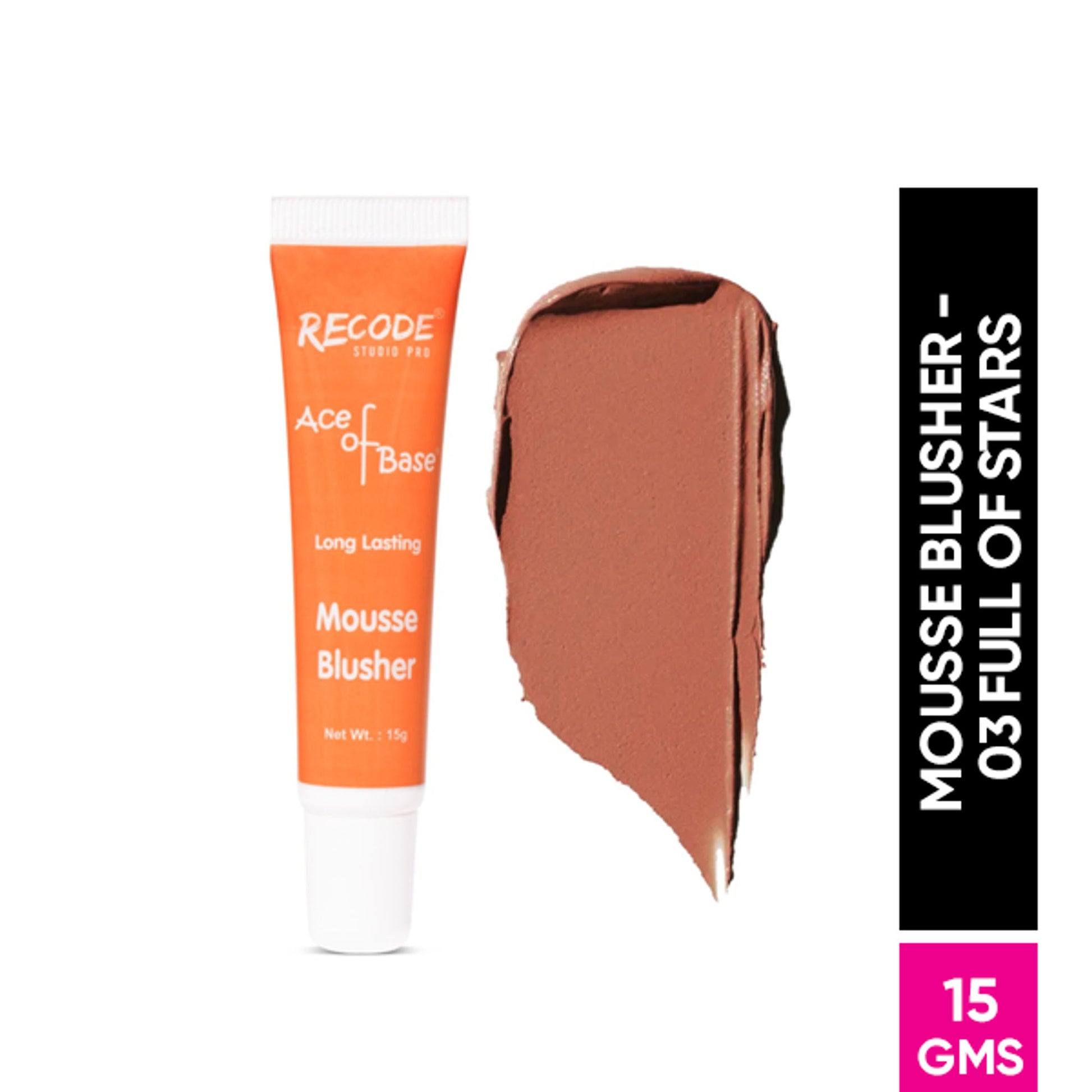 Recode Ace Of Base Mousse Blusher - 03 Full Stars