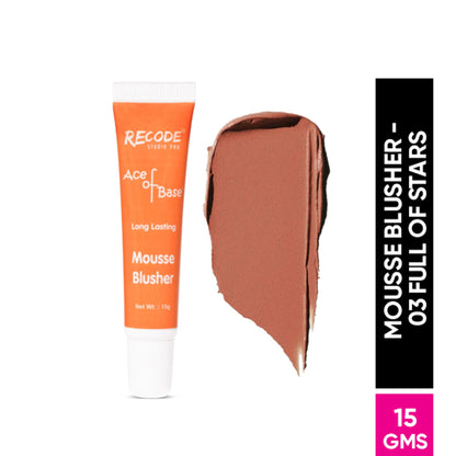 Recode Ace Of Base Mousse Blusher - 03 Full Stars
