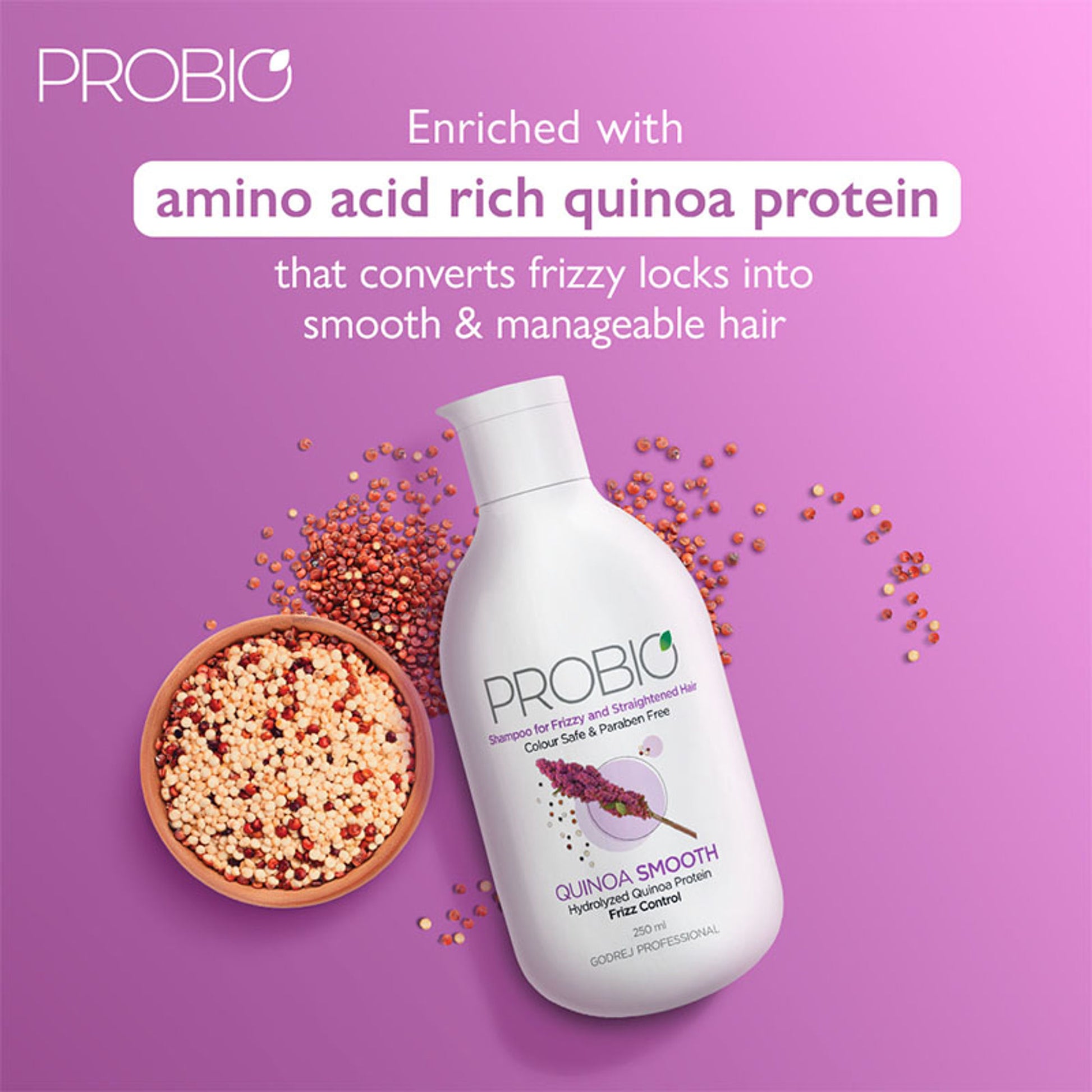 Godrej Professional Probio Quinoa Smooth Shampoo