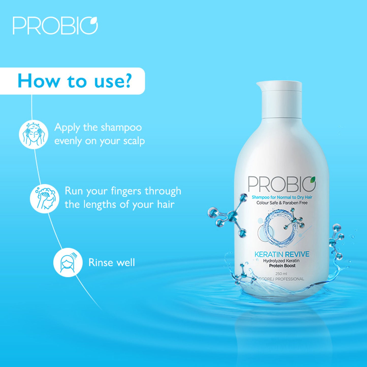 Godrej Professional Probio Keratin Revive Shampoo