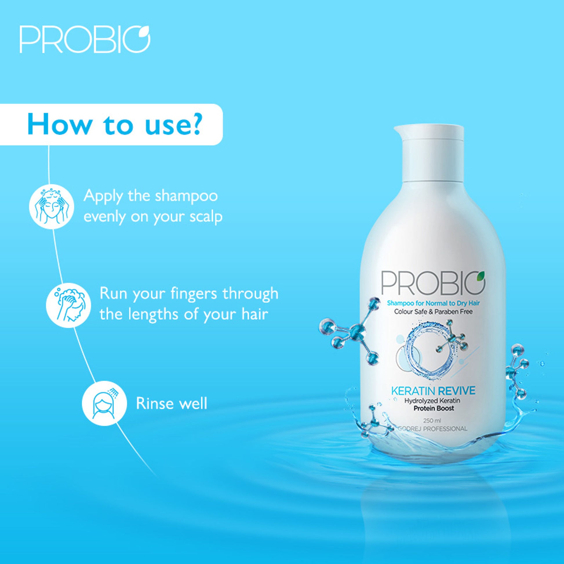 Godrej Professional Probio Keratin Revive Shampoo