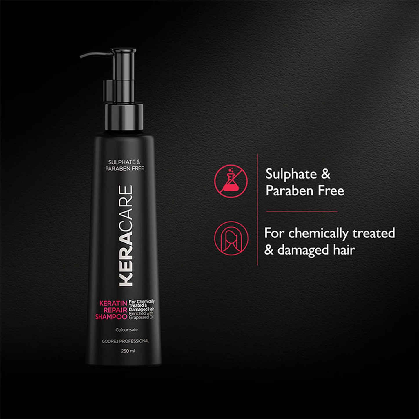 Godrej Professional Keracare Keratin Damage Repair Shampoo