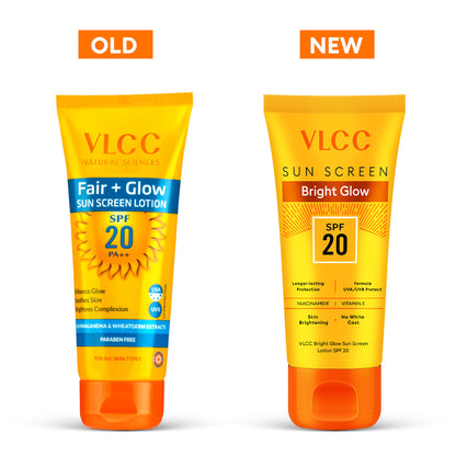 Bright Glow Sunscreen Lotion SPF 20