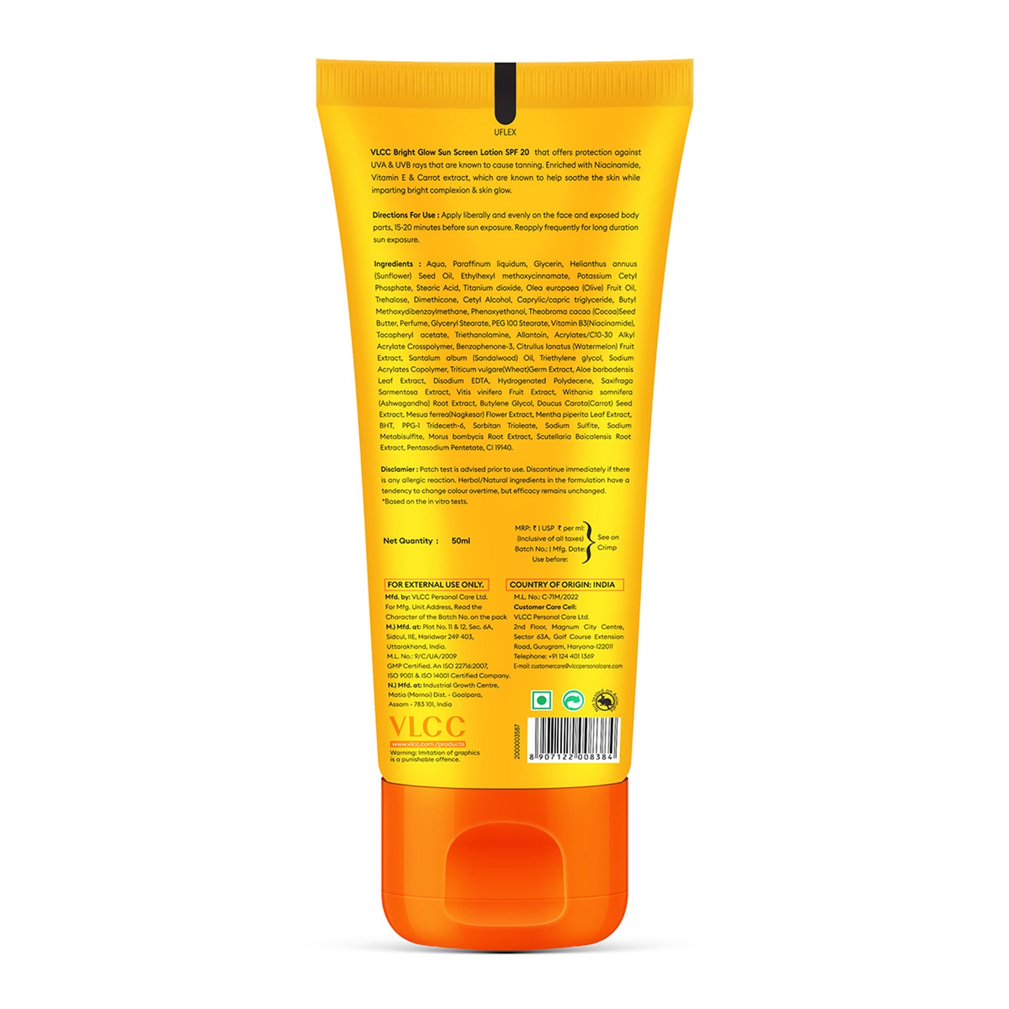 Bright Glow Sunscreen Lotion SPF 20