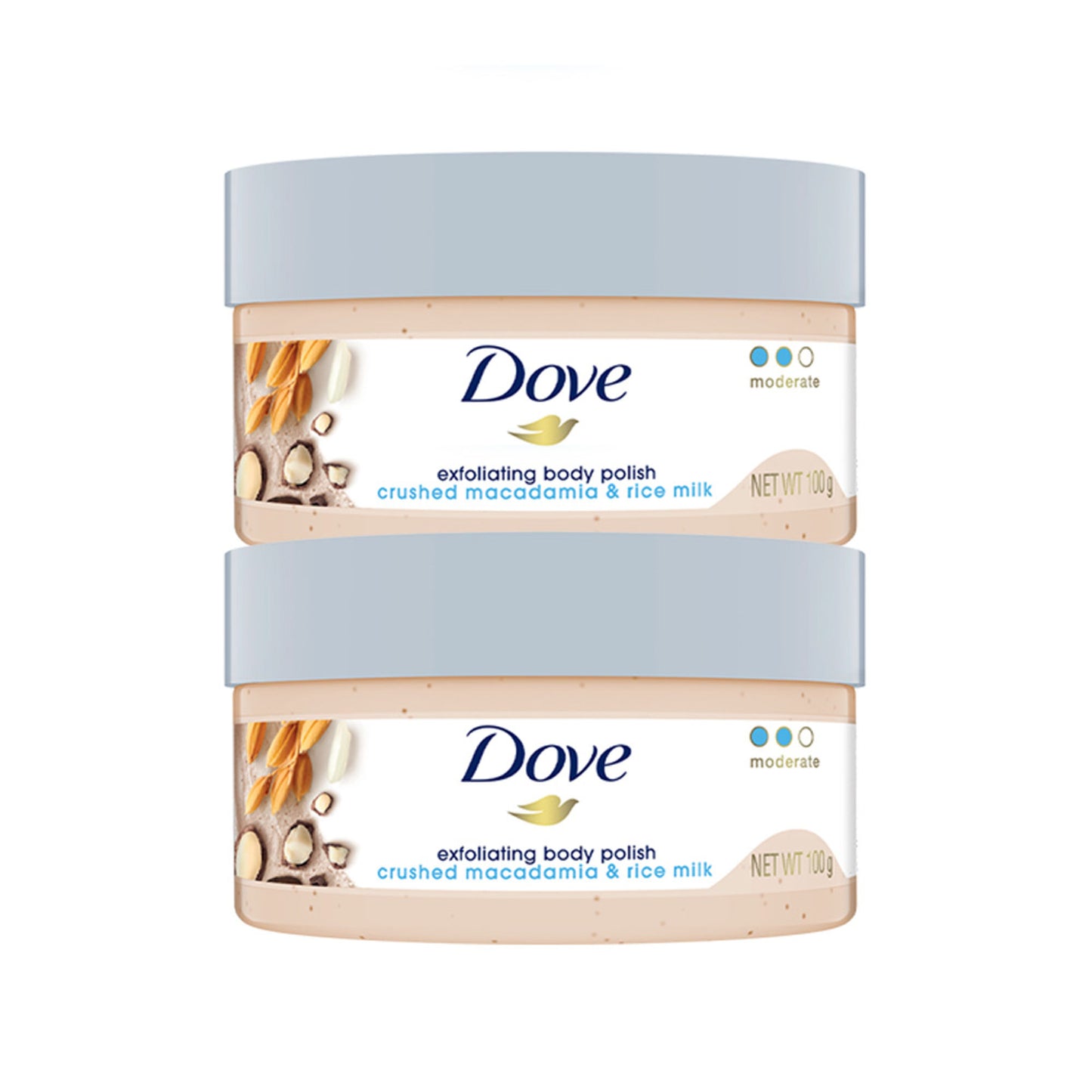 Dove Exfoliating Body Polish - Crushed Macadamia & Rice Milk