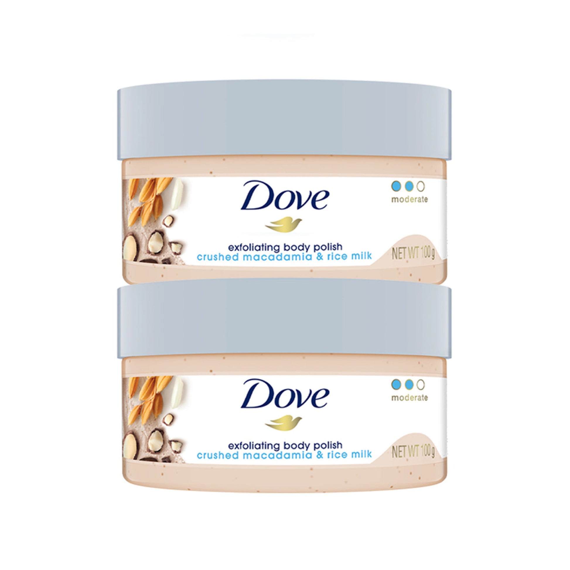 Dove Exfoliating Body Polish - Crushed Macadamia & Rice Milk