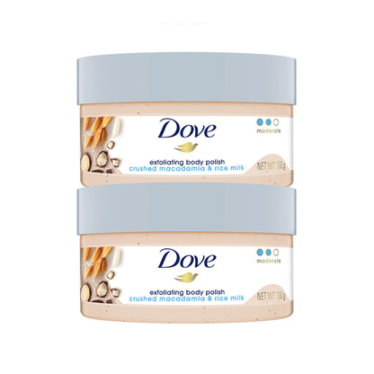 Dove Exfoliating Body Polish - Crushed Macadamia & Rice Milk