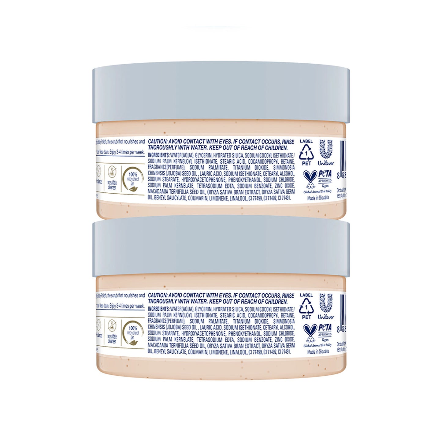 Dove Exfoliating Body Polish - Crushed Macadamia & Rice Milk