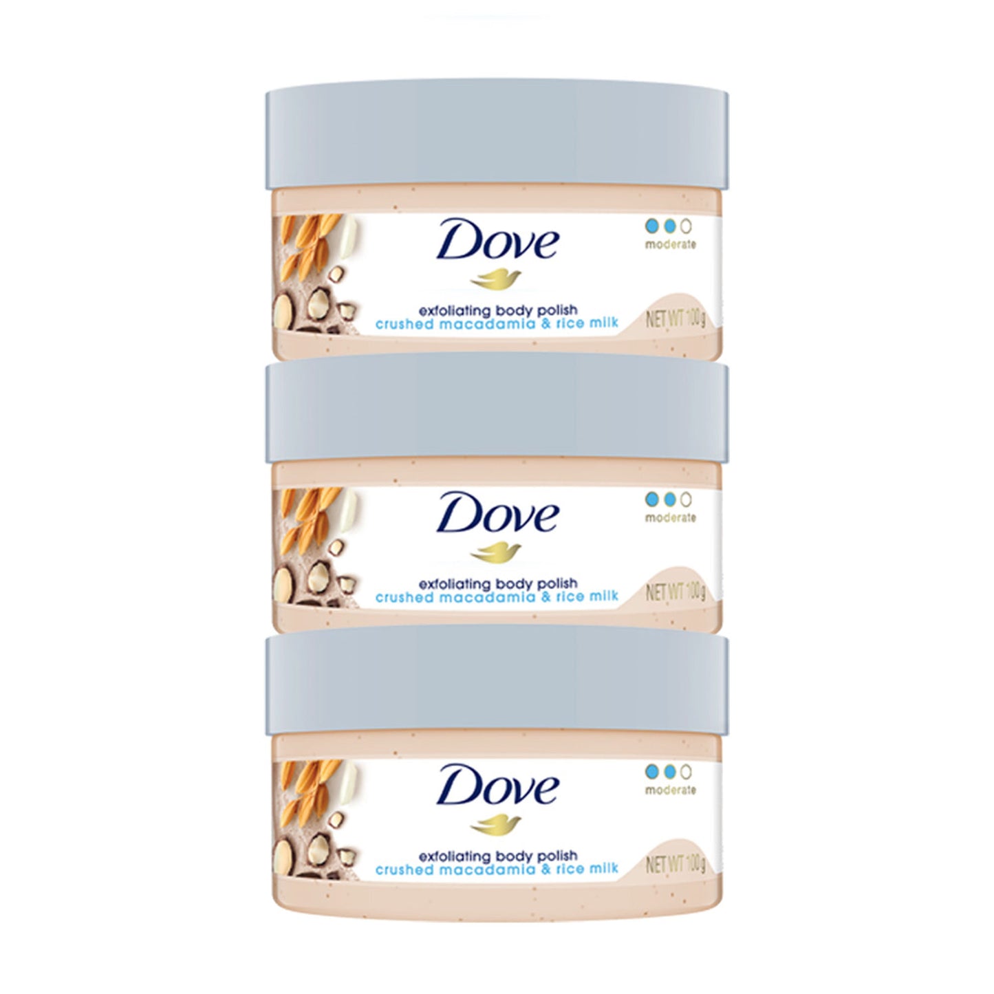 Dove Exfoliating Body Polish - Crushed Macadamia & Rice Milk