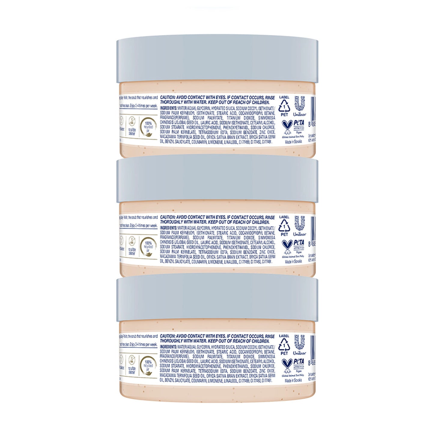 Dove Exfoliating Body Polish - Crushed Macadamia & Rice Milk