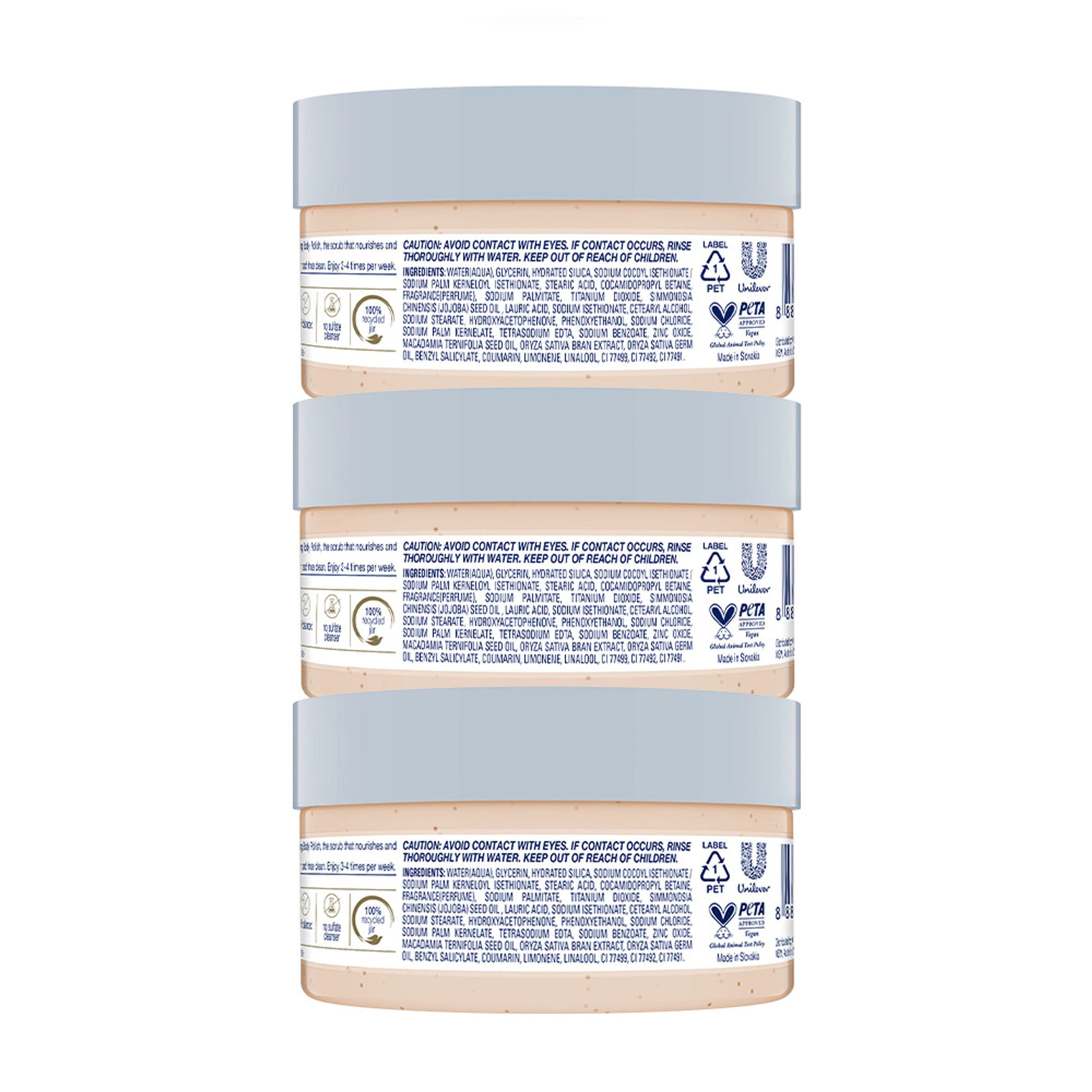 Dove Exfoliating Body Polish - Crushed Macadamia & Rice Milk
