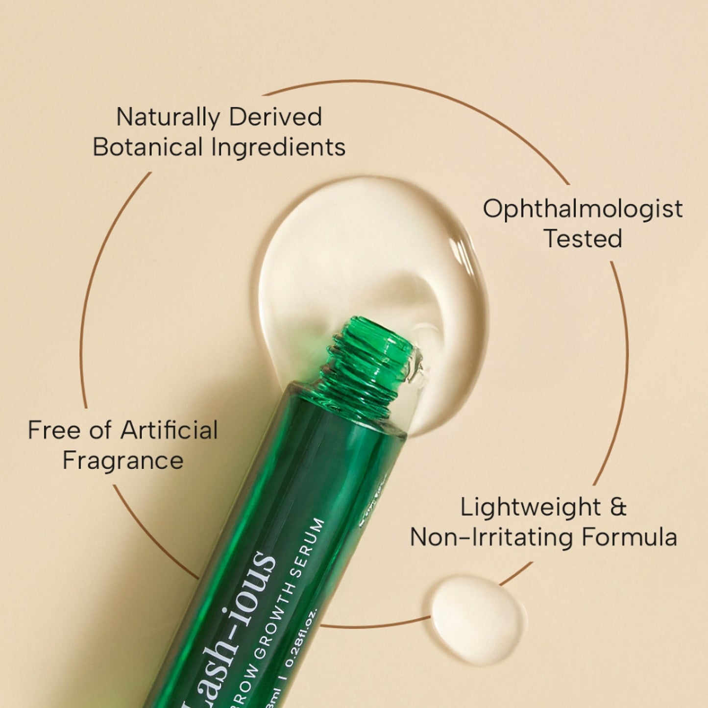 RAS Luxury Oils Lash-ious Lash & Brow Growth Serum with Biotin & Hyaluronic