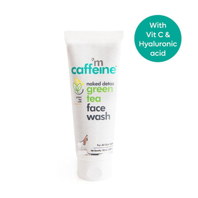 MCaffeine Vitamin C Green Tea Face Wash with Hyaluronic Acid