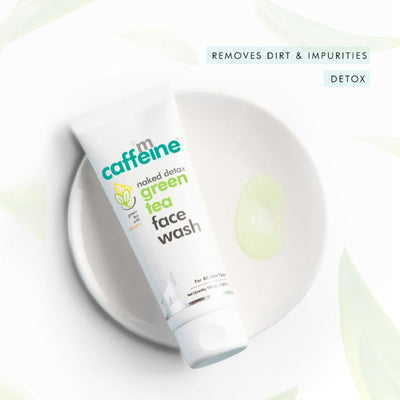 MCaffeine Vitamin C Green Tea Face Wash with Hyaluronic Acid